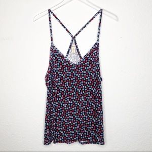 Madewell | New Floral Velvet Tank Top Size XL